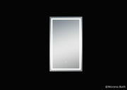 Moreno Bath MOA501 Twinkle 24" Polished Edge Frosted Panel LED Bathroom Vanity Mirror - view 2