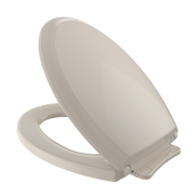 TOTO SS224#03 Guinevere SoftClose Slow Close Elongated Toilet Seat and Lid, Bone