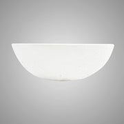 Umper Round Cast Concrete Vessel Sink - White