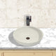 Uncher Round Cast Concrete Vessel Sink - Cream