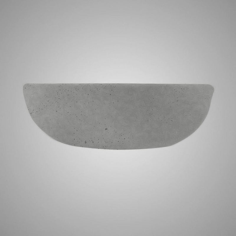 Uncher Round Cast Concrete Vessel Sink - Dark Grey