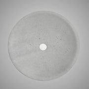 Uncher Round Cast Concrete Vessel Sink - Light Grey