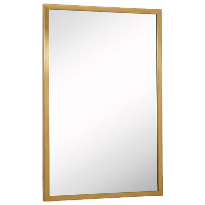 Afina US-1-2430 Urban Steel 24" W x 30" H 1" Stainless Steel Framed Wall Mirror