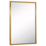 Afina US-1-2436 Urban Steel 24" W x 36" H 1" Stainless Steel Framed Wall Mirror