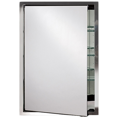 Afina Urban Steel 22" W x 28" H 1" Stainless Steel Framed Medicine Cabinet