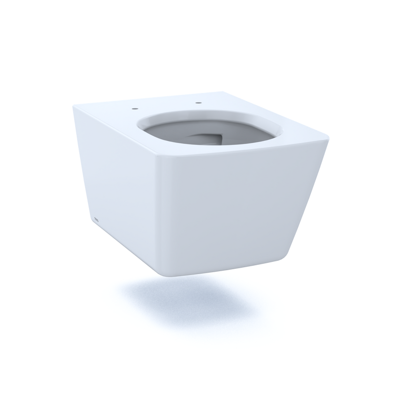 TOTO CT449CFG#01 SP Wall-Hung Contemporary Square-Shape Dual Flush 1.28 and 0.9 GPF Toilet with CEFIONTECT - view 2