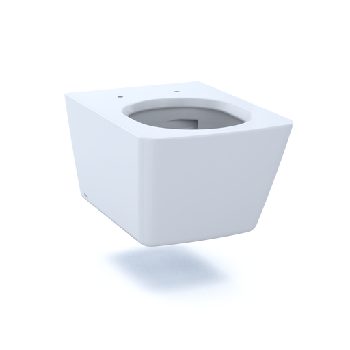 TOTO CT449CFG#01 SP Wall-Hung Contemporary Square-Shape Dual Flush 1.28 and 0.9 GPF Toilet with CEFIONTECT - view 2