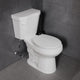 Anzzi Rev 12 in. Two-Piece 1.28 GPF Siphon Round Toilet with Soft Close Seat