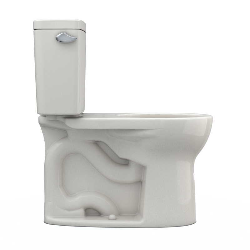 TOTO CST775CSFG#12 Drake Two-Piece Round 1.6 GPF Universal Height TORNADO FLUSH Toilet with CEFIONTECT, Sedona Beige - view 7