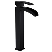 Anzzi L-AZ097MK Key Series 1-Handle Lever Mid-Arc Single Hole Brass Vessel Sink Faucet