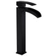 Anzzi L-AZ097MK Key Series 1-Handle Lever Mid-Arc Single Hole Brass Vessel Sink Faucet