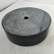 Vestaba Polished Basalt Vessel Sink - Black