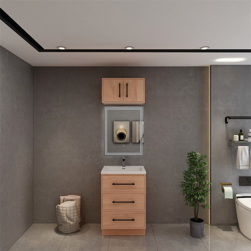 Moreno Bath VICTORIA-24FS Victoria 24" Freestanding Bathroom Vanity with Reinforced Acrylic Sink