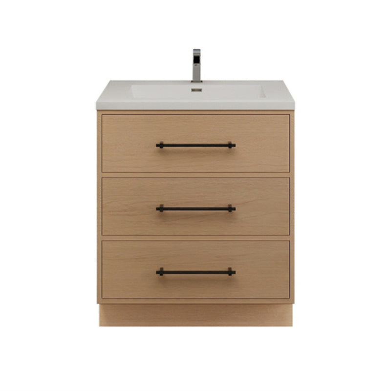 Moreno Bath VICTORIA-30FS Victoria 30" Freestanding Bathroom Vanity with Reinforced Acrylic Sink