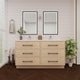 Moreno Bath VICTORIA-60DDFS Victoria 60" Freestanding Double Vanity with Reinforced Acrylic Double Sink