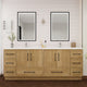 Moreno Bath VICTORIA-84DFS Victoria 84" Freestanding Bathroom Vanity with Reinforced Acrylic Double Sink
