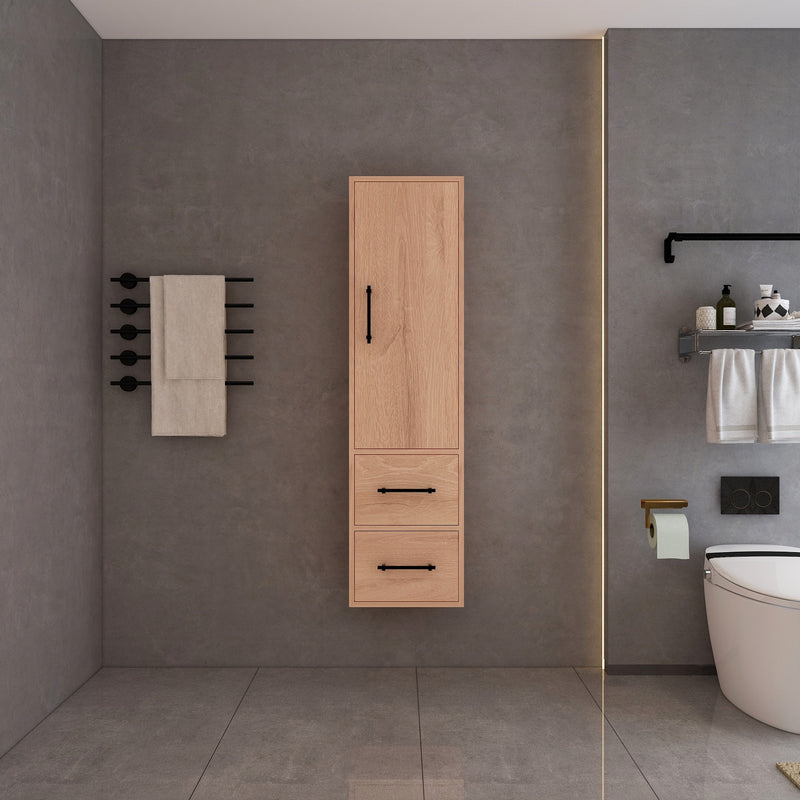 Moreno Bath VICTORIA-S60 Victoria 16" Floating Linen Cabinet