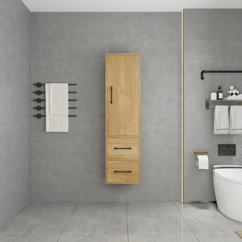 Moreno Bath VICTORIA-S60 Victoria 16" Floating Linen Cabinet