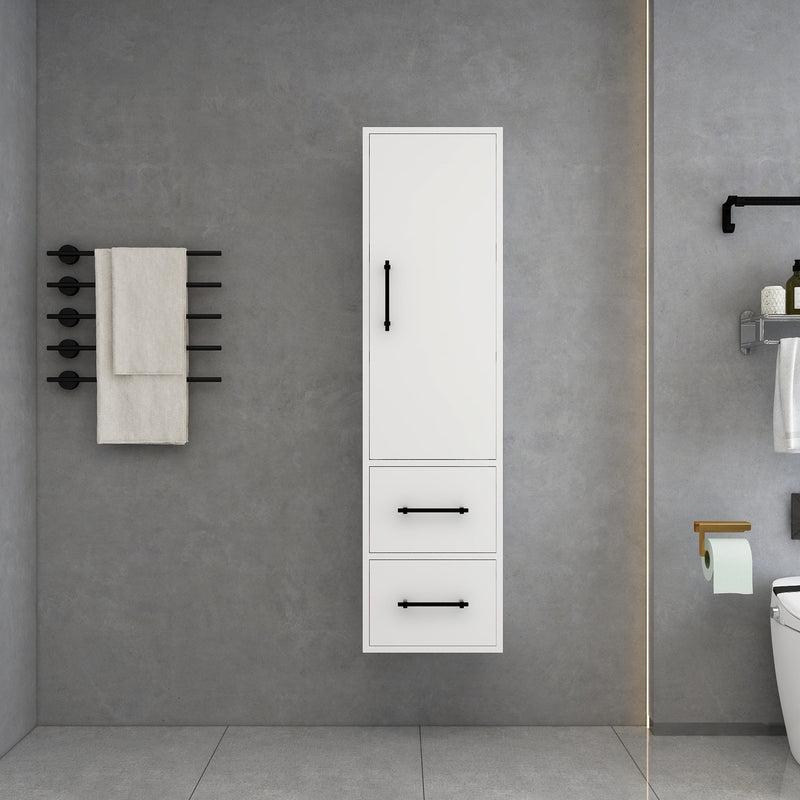 Moreno Bath VICTORIA-S60 Victoria 16" Floating Linen Cabinet