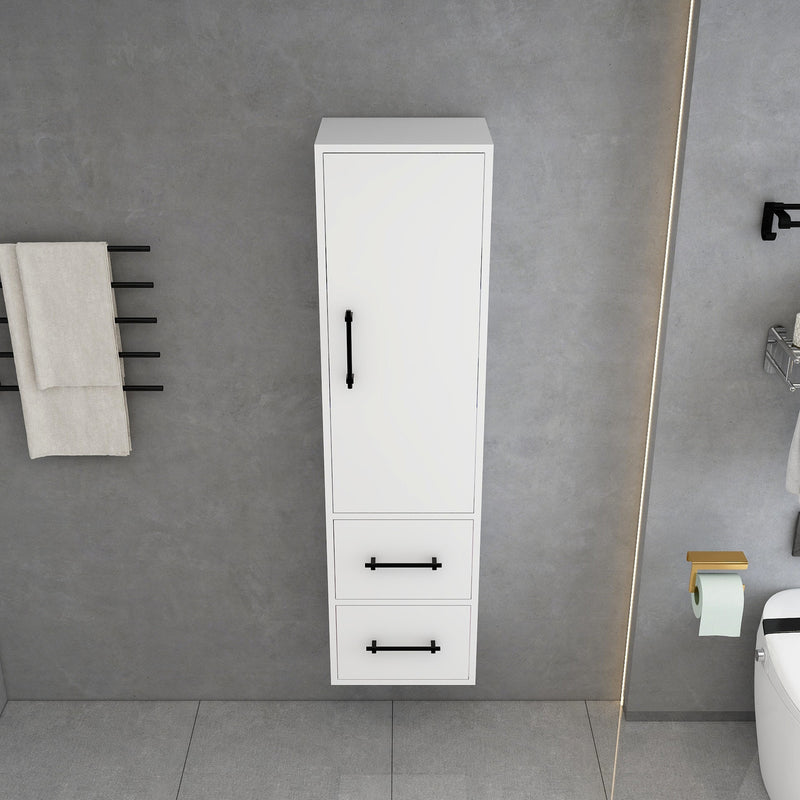 Moreno Bath VICTORIA-S60 Victoria 16" Floating Linen Cabinet