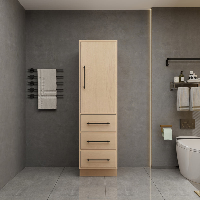 Moreno Bath VICTORIA-S72 Victoria Freestanding Linen Cabinet