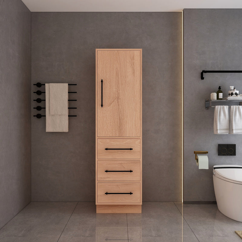 Moreno Bath VICTORIA-S72 Victoria Freestanding Linen Cabinet