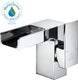 Anzzi Zhona Series Single Hole Single-Handle Low-Arc Bathroom Faucet in Polished Chrome