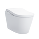 TOTO MS8732CUMFG#01S NEOREST LS Dual Flush 1.0 or 0.8 GF Integrated Bidet Toilet, Cotton White with Silver Trim