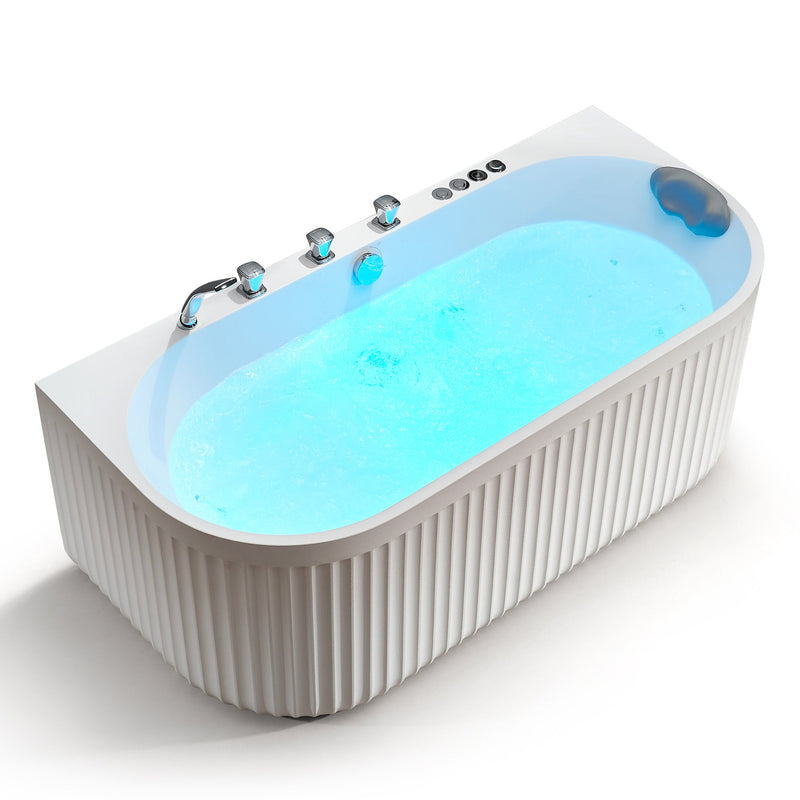 FT-AZ514WH-CH White with Polished Chrome