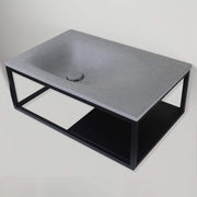 Waterloo Cast Concrete Wall-Mount Sink - Light Gray