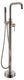 Anzzi Moray Series 2-Handle Freestanding Tub Faucet with Hand Shower in Brushed Nickel