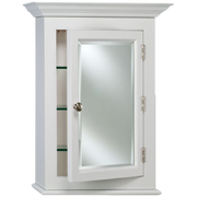 Afina Wilshire II 25-3/4" W x 30-1/8" H Semi-Recessed Wood Medicine Cabinet with Crown Molding