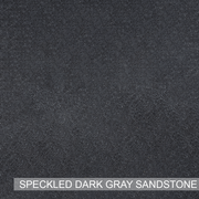 Winkler Rectangular Cast Concrete Wall-Mount Sink - Speckled Dark Grey Sandstone