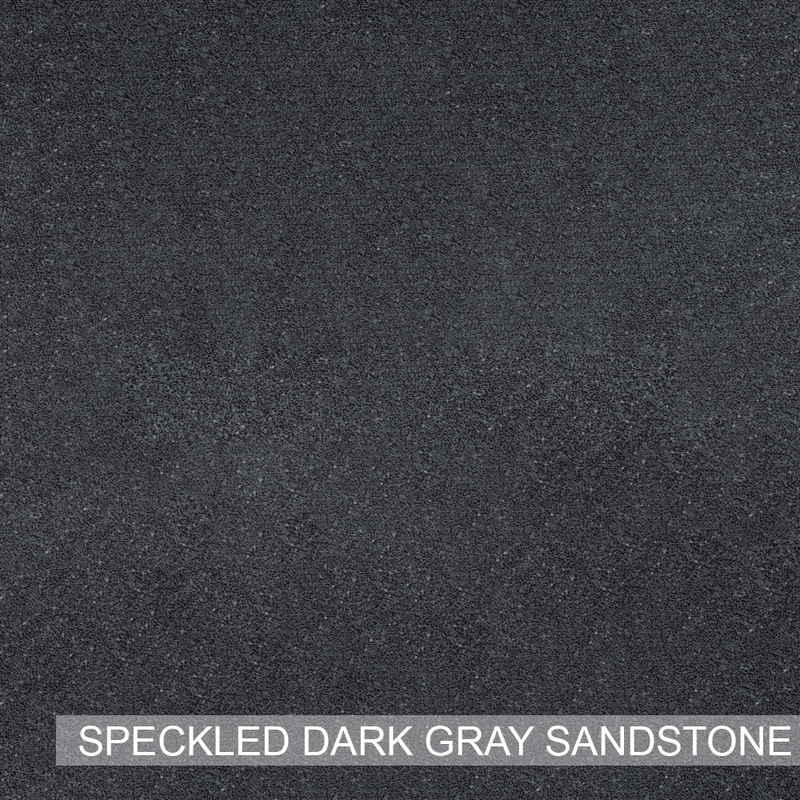 Winkler Rectangular Cast Concrete Wall-Mount Sink - Speckled Dark Grey Sandstone