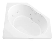 Atlantis Whirlpool 6060EWL Eclipse 60 x 60 Corner Whirlpool Jetted Bathtub
