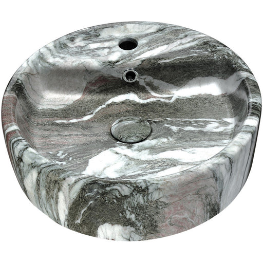 Anzzi Rhapsody Series Ceramic Vessel Sink in Neolith Marble Finish