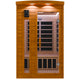 SaunaSpa SC-SS0015-0S 2-Person Indoor Infrared Cabin Sauna in Hemlock