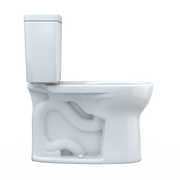 TOTO CST775CEFRG#01 Drake Two-Piece Round 1.28 GPF Universal Height TORNADO FLUSH Toilet with CEFIONTECT, Cotton White - view 8