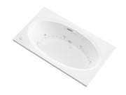 Atlantis Whirlpool 4272VCDRX Vogue  41.625 x 70.75in. Air and Whirlpool Jetted Bathtub in White with Reversible Drain