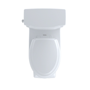 TOTO MS814224CEFG#01 Promenade II One-Piece Elongated 1.28 GPF Universal Height Toilet with CEFIONTECT, Cotton White - view 6