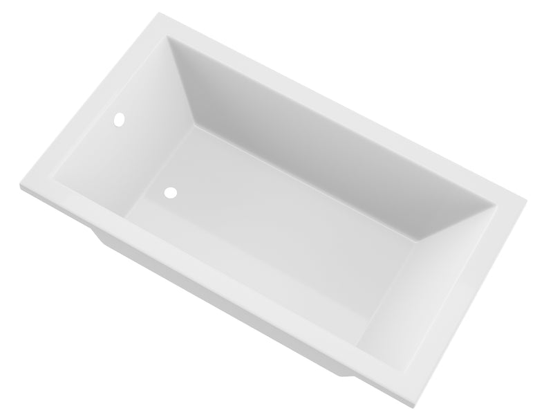 Atlantis Whirlpool 3060VN Venetian 30 x 60 Rectangular Soaking Bathtub with Reversible Drain