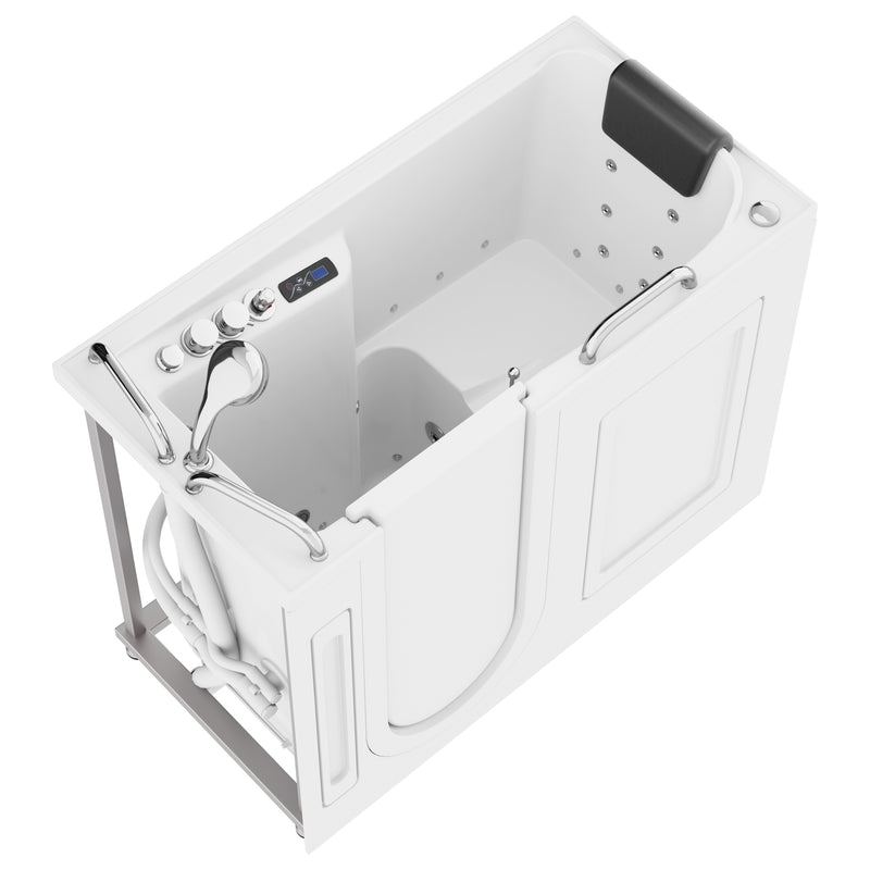 Anzzi 2753WILWD Walk-In Whirlpool and Air Tub with Total Spa Suite