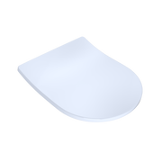 TOTO SS247R#01 SoftClose Slim D-Shape Seat and Lid for RP Wall-Hung Toilet, Cotton White - view 2