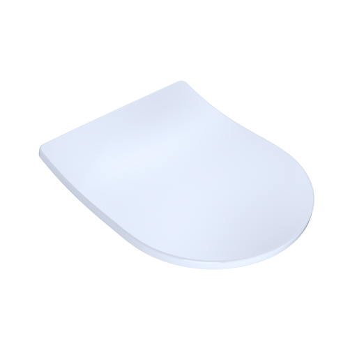 TOTO SS247R#01 SoftClose Slim D-Shape Seat and Lid for RP Wall-Hung Toilet, Cotton White - view 2