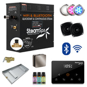 SteamSpa Raven Series Generator Square - Brushed Nickel