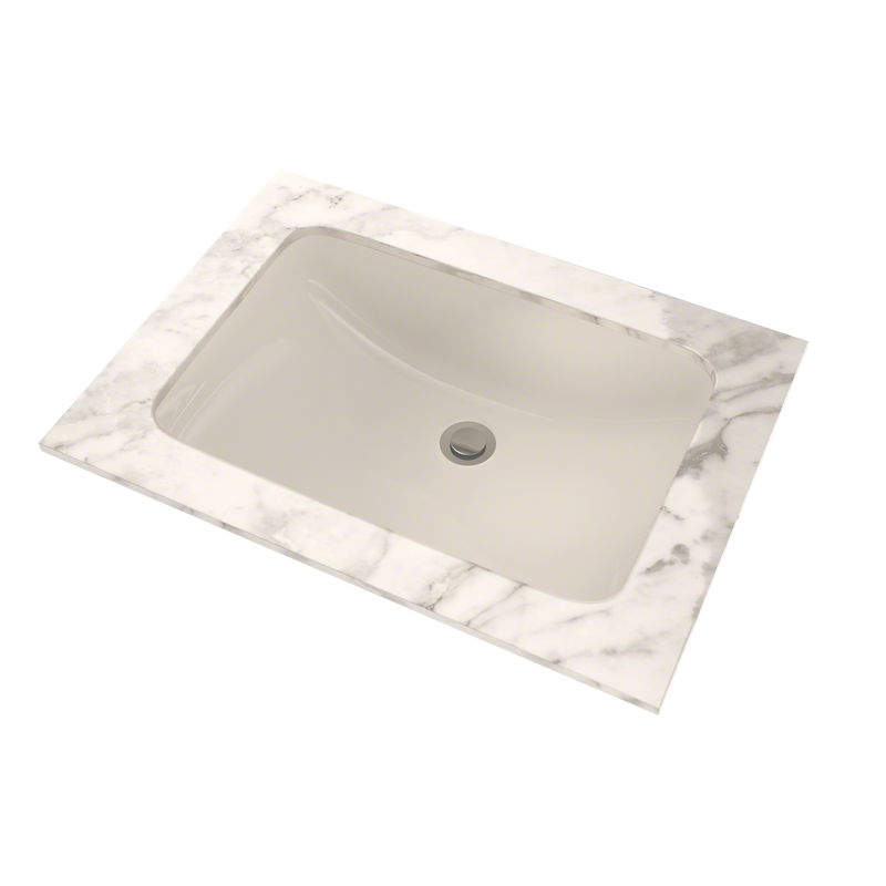 TOTO LT542G#12 19" x 12-3/8" Rectangular Undermount Bathroom Sink with CEFIONTECT, Sedona Beige - view 3