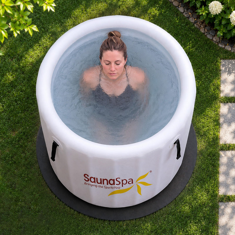 K-Plunge Arctic Fox 1-Person Inflatable Cold Plunge and Hot Tub in Gray