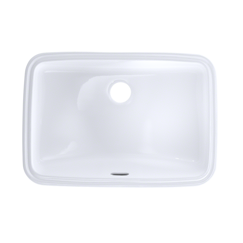 TOTO LT542G#01 19" x 12-3/8" Rectangular Undermount Bathroom Sink with CEFIONTECT, Cotton White - view 2