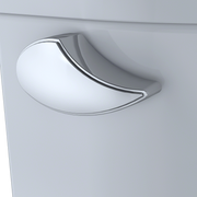 TOTO CST243EF#01 Entrada Two-Piece Round 1.28 GPF Universal Height Toilet, Cotton White - view 7