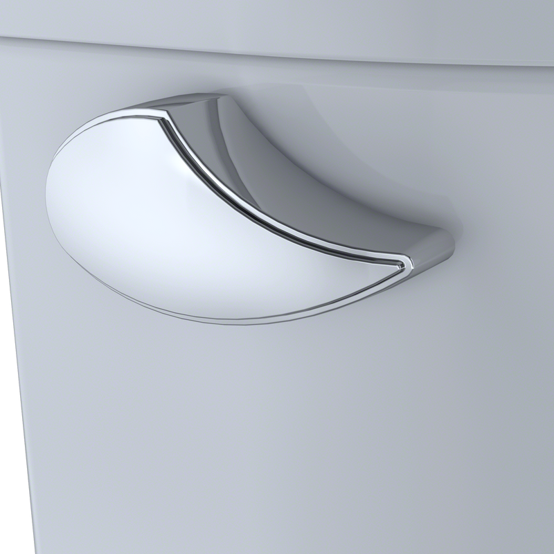 TOTO CST243EF#01 Entrada Two-Piece Round 1.28 GPF Universal Height Toilet, Cotton White - view 7